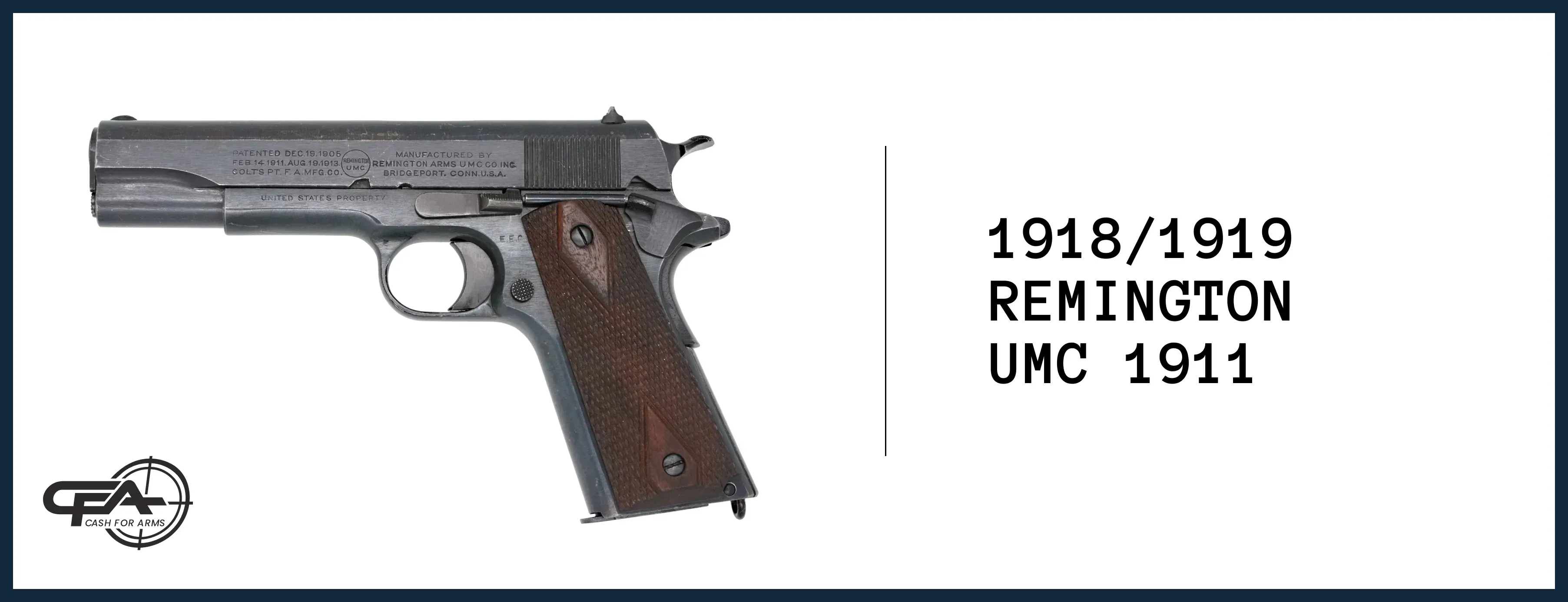1918/1919 Remington UMC 1911 value