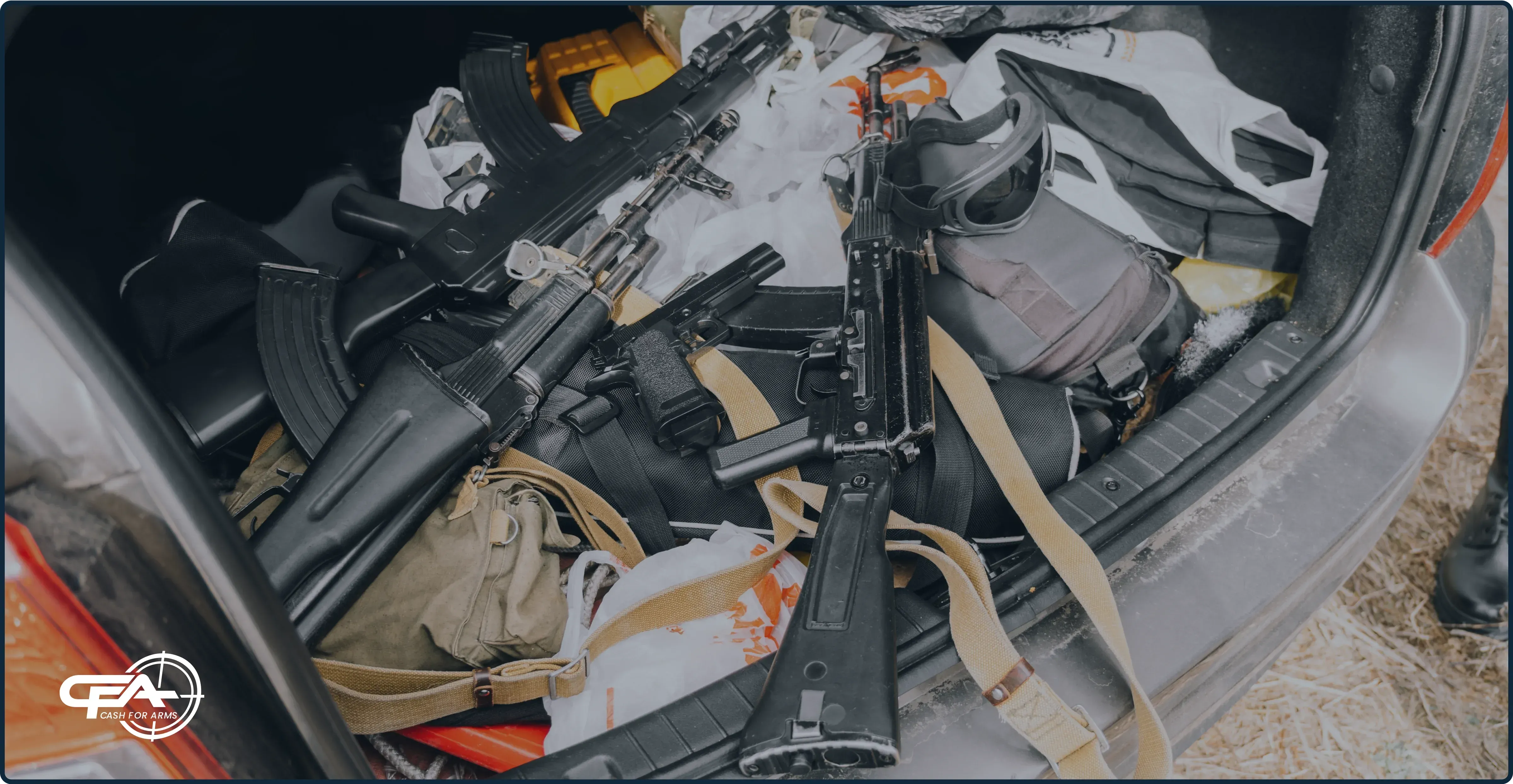guns in car trunk