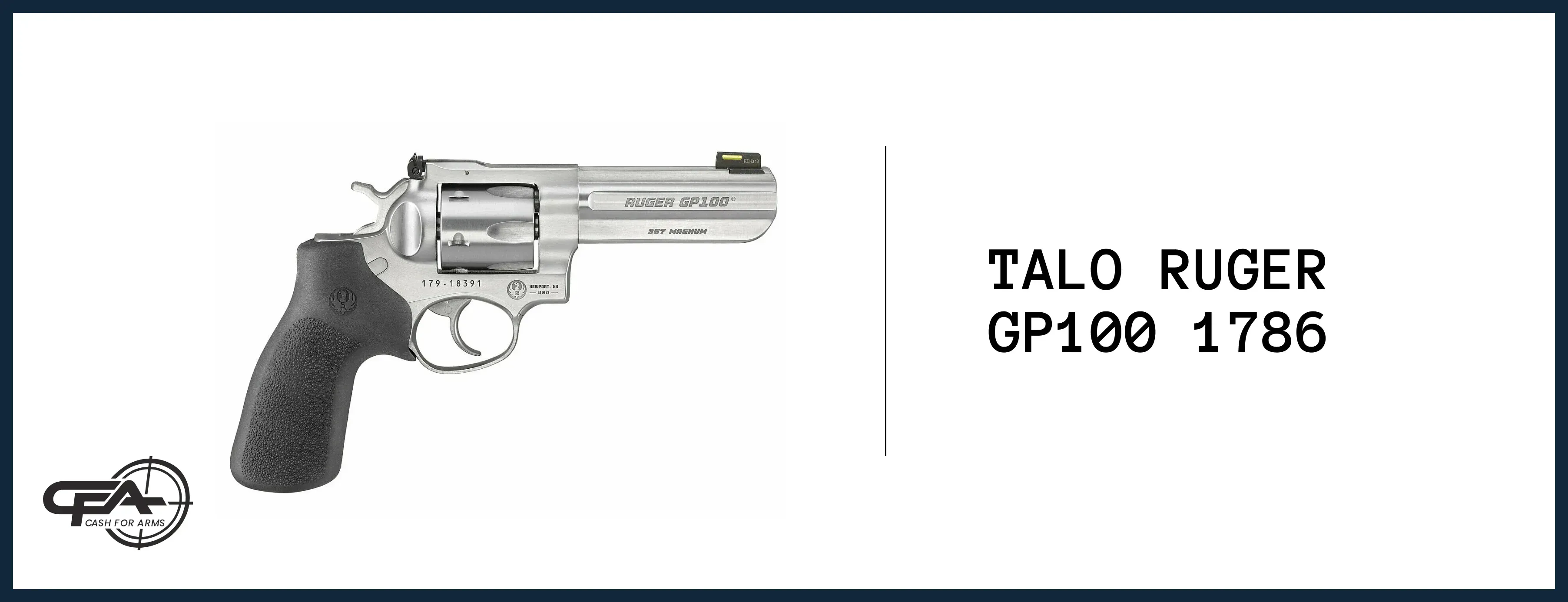 Talo Ruger GP100 1786 value