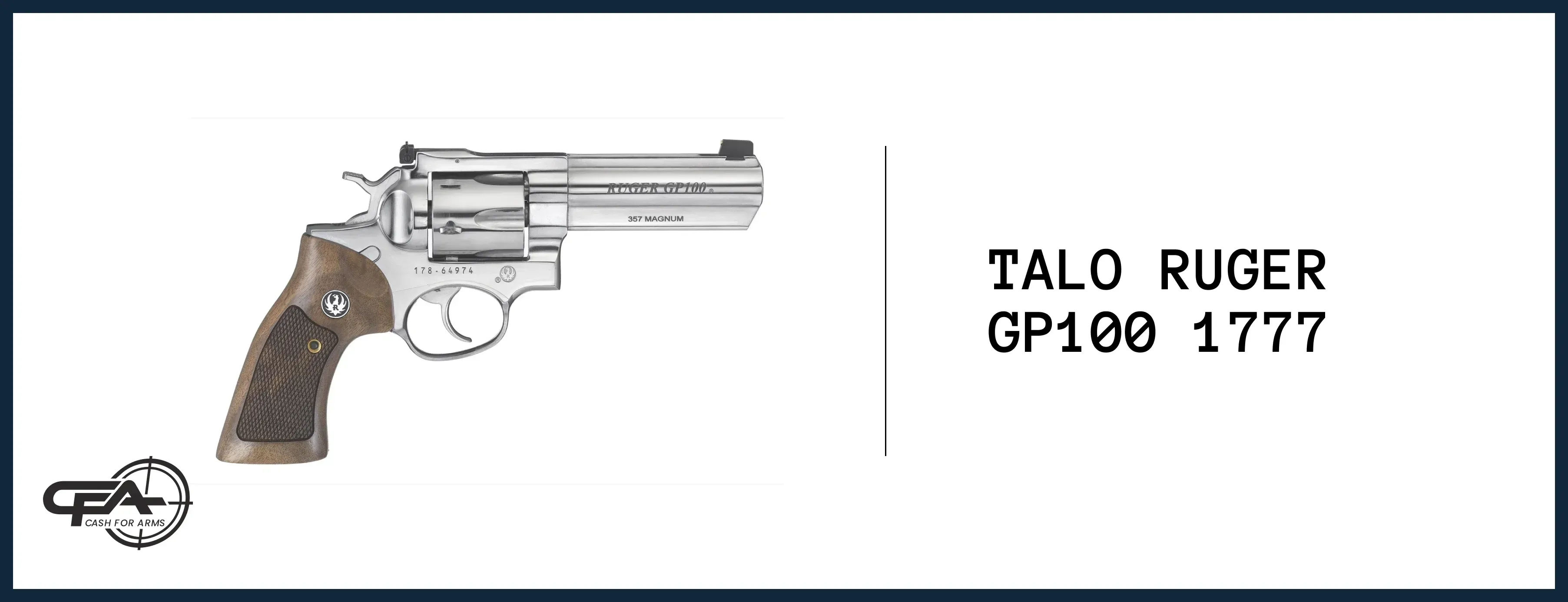 Talo Ruger GP100 1777 value