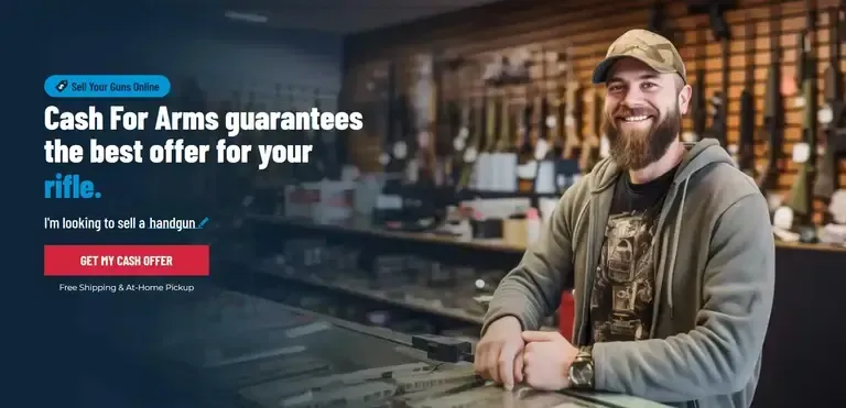 Cash for Arms homepage