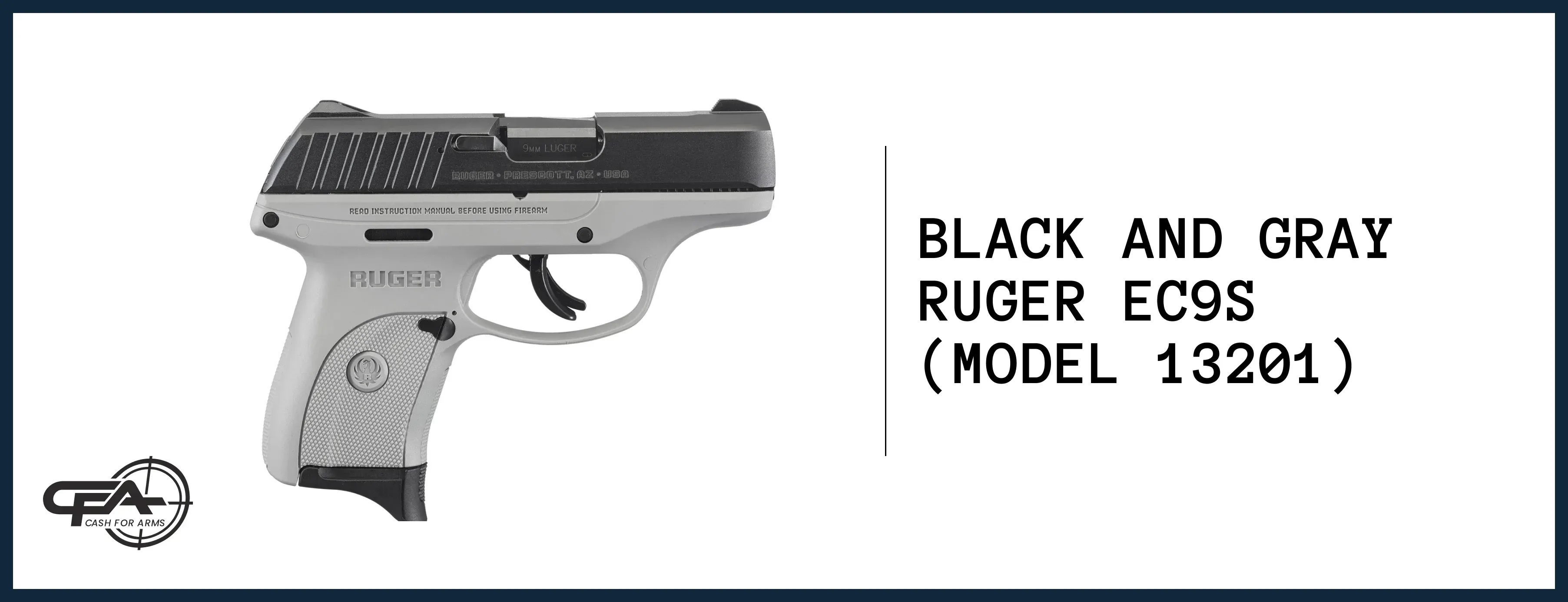 Black and Gray Ruger EC9s value