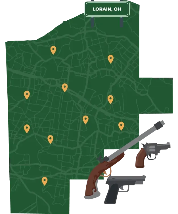 sell guns in Lorain OH city
