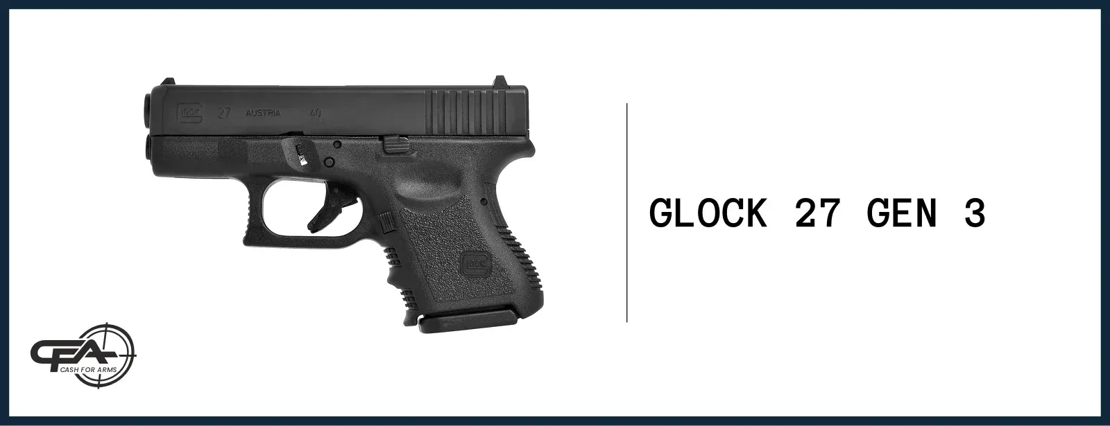 how much used Glock 27 gen 3