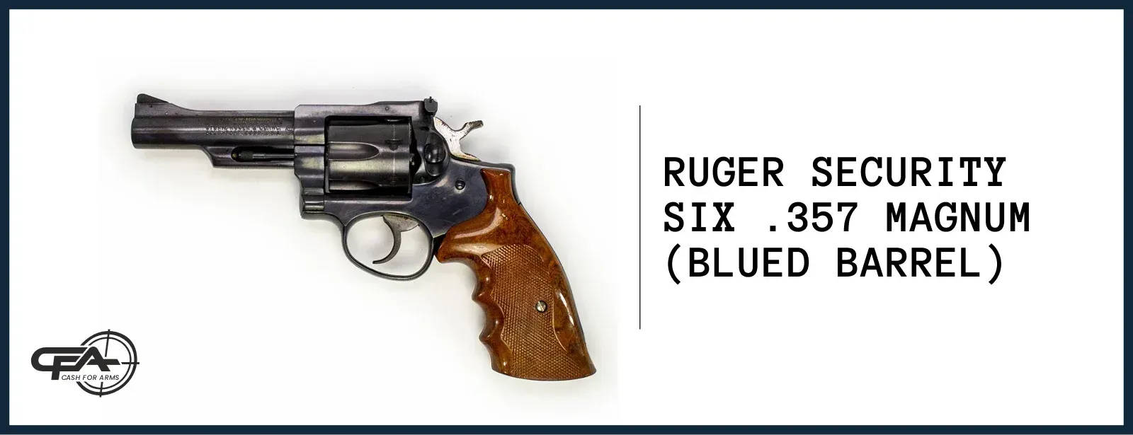 Ruger Security Six 357 Magnum Blue worth