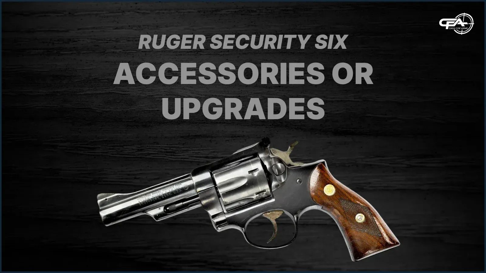 Ruger Security Six accessory values