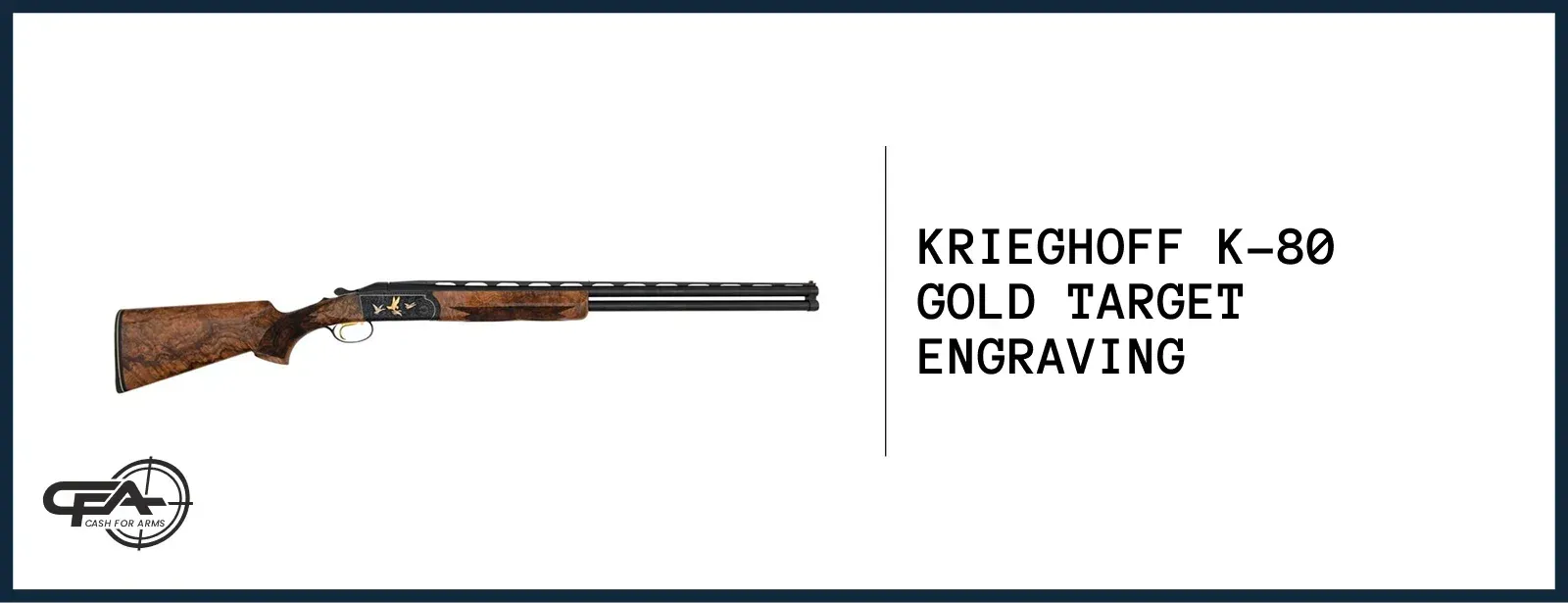 Krieghoff K80 Gold Target Engraving worth