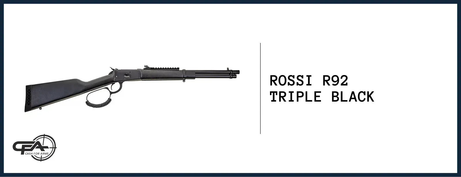 Rossi R92 Triple Black worth
