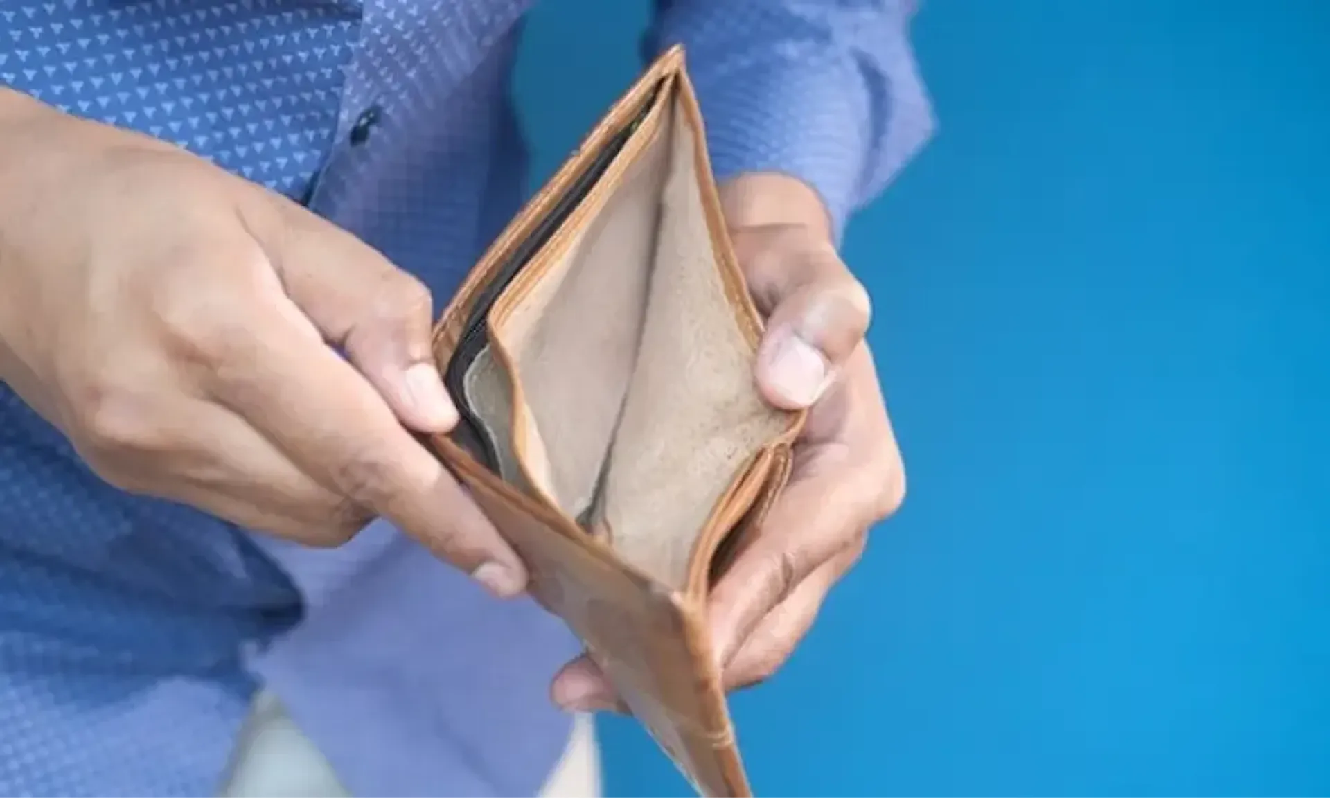 Empty wallet