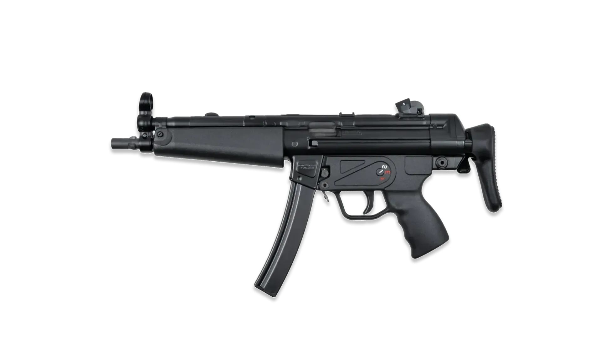 Black machine gun