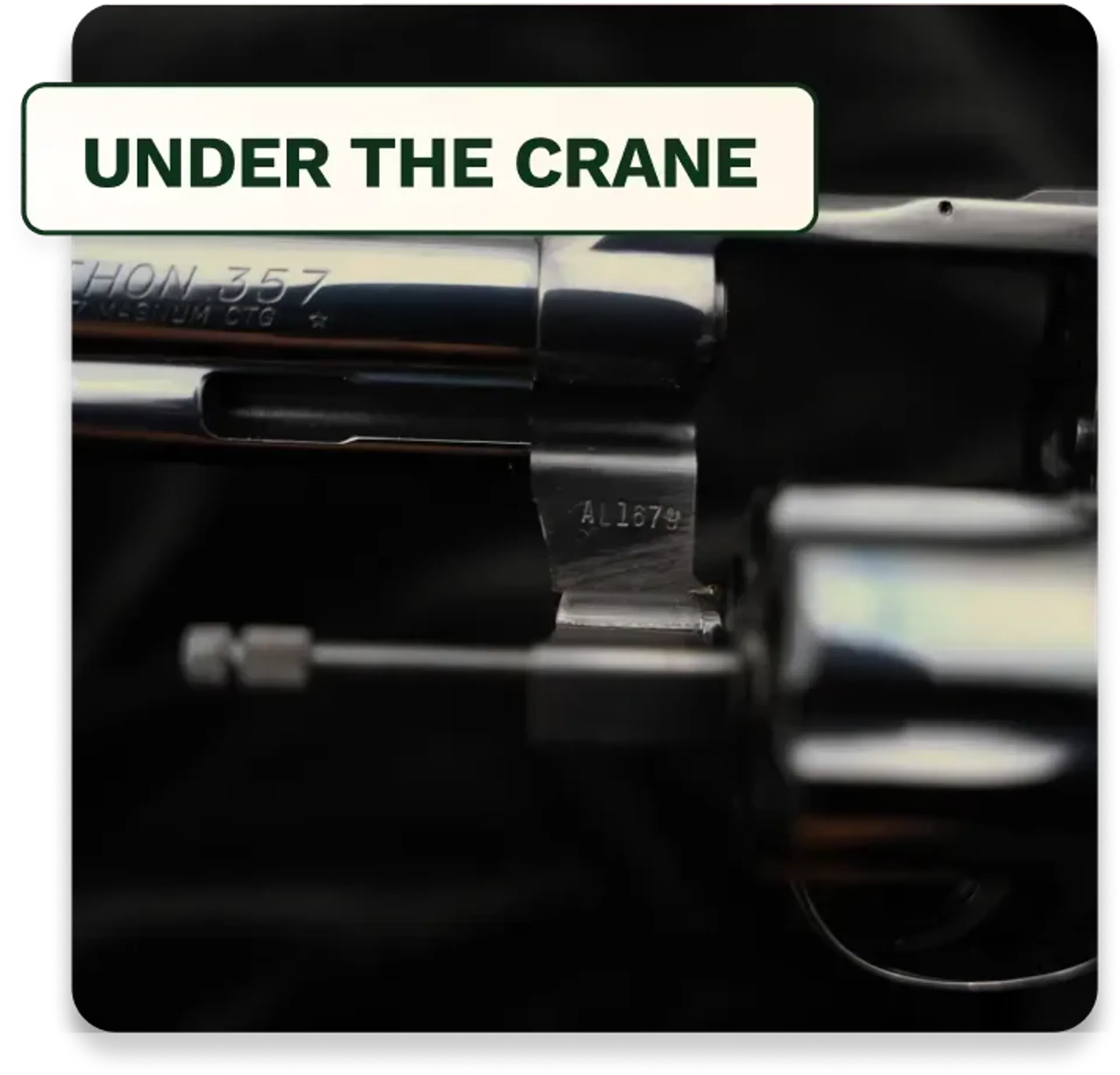 Markings under the crane of a revolver