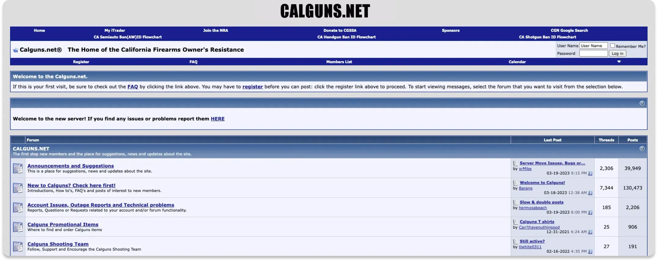 Calguns forum